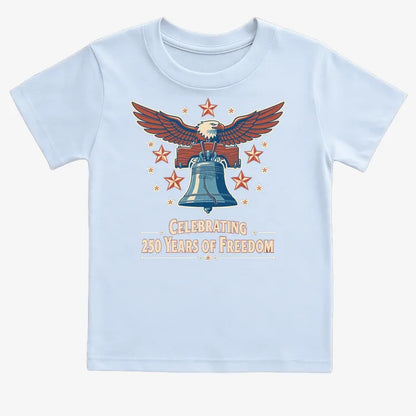 Celebrating 250 Years of Freedom-Kids T-Shirt-Blue