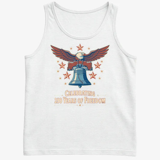 Celebrating 250 Years of Freedom-Men's Tank Top-White