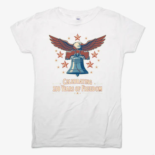 Celebrating 250 Years of Freedom-Women's T-Shirt-Snow
