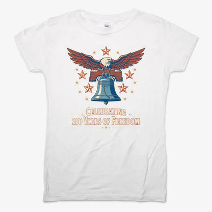 Celebrating 250 Years of Freedom-Women's T-Shirt-Snow