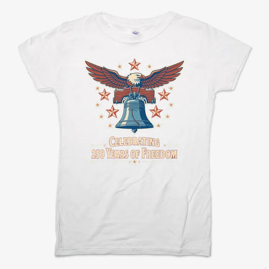 Celebrating 250 Years of Freedom-Women's T-Shirt-Snow