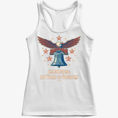 Celebrating 250 Years of Freedom-Women's Tank Top-Snow