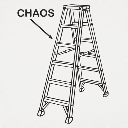 Chaos Ladder Fantasy Quote Illustration
