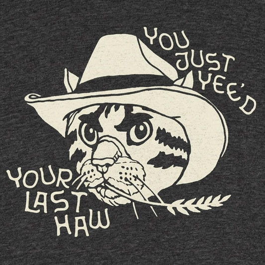 You Just Yee'd Your Last Haw Yee Haw Cowboy Cat detail
