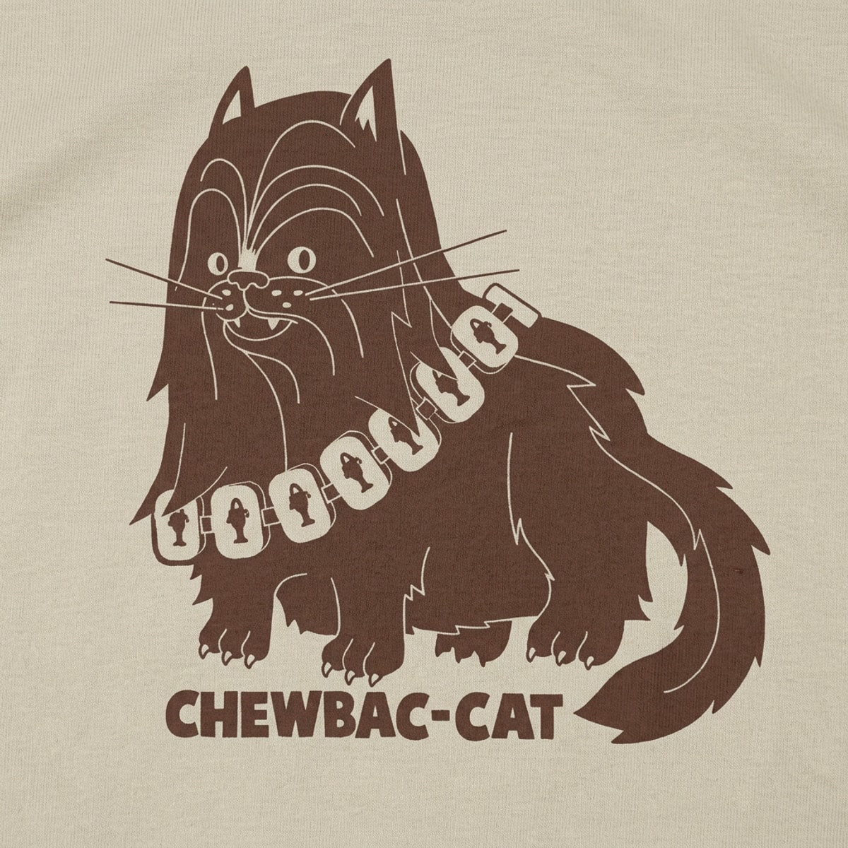 Chewbac-Cat - Furry Cat Wookiee Warrior detail
