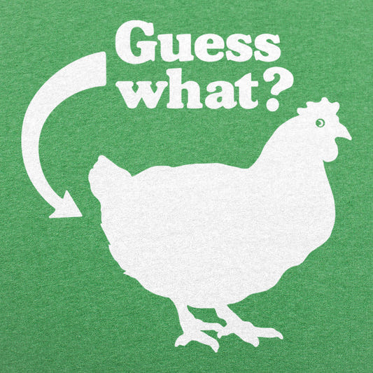 Guess What Chicken Butt Joke graphic tee design