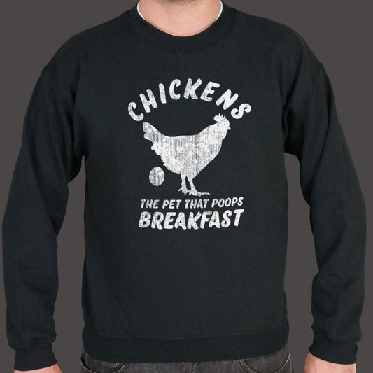 Chickens Poop Breakfast