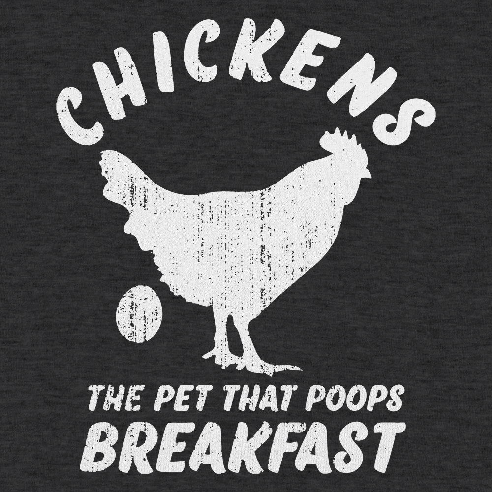 Chickens Poop Breakfast