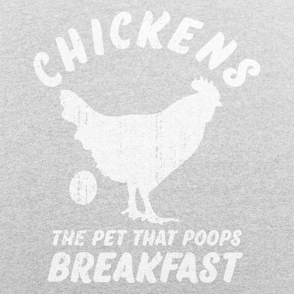 Chickens Poop Breakfast