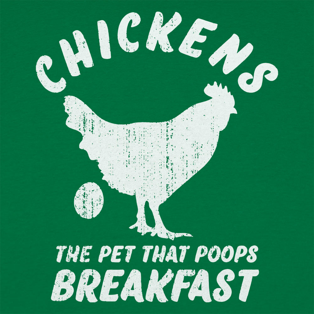 Chickens Poop Breakfast