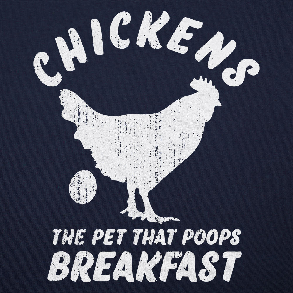 Chickens Poop Breakfast