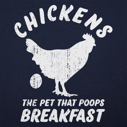 Chickens Poop Breakfast