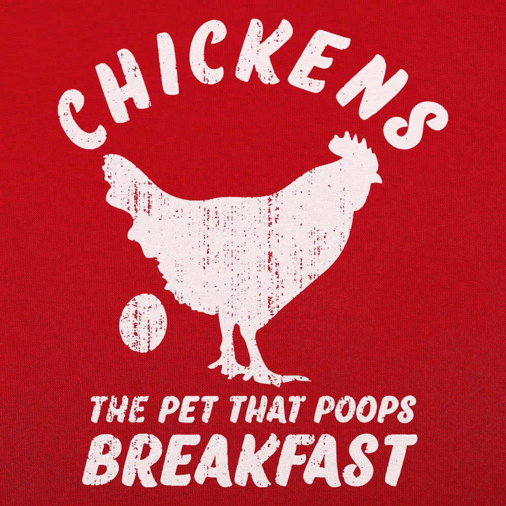 Chickens Poop Breakfast