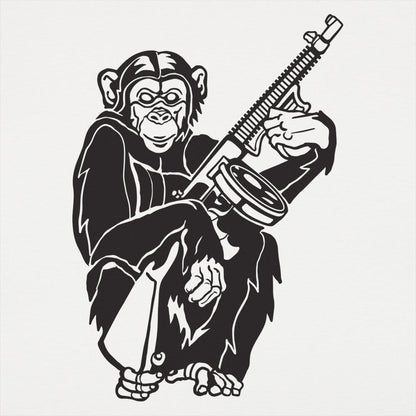 Chimp With A Gun Graphic