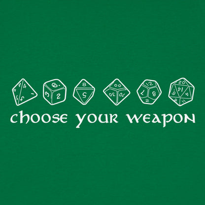 Choose Your Weapon Polyhedral Dice Set