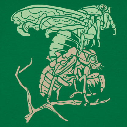 Cicada Molting Graphic