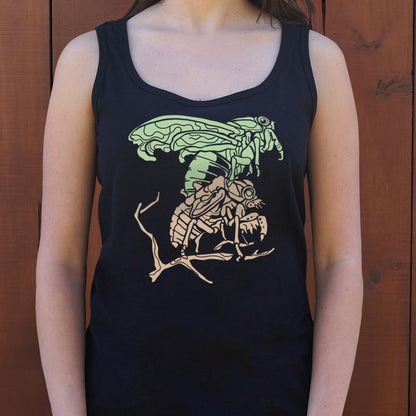 Cicada Molting Graphic