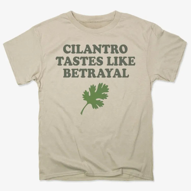 Cilantro Tastes Like Betrayal-Men's T-Shirt-Sand