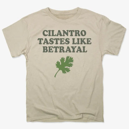 Cilantro Tastes Like Betrayal-Men's T-Shirt-Sand