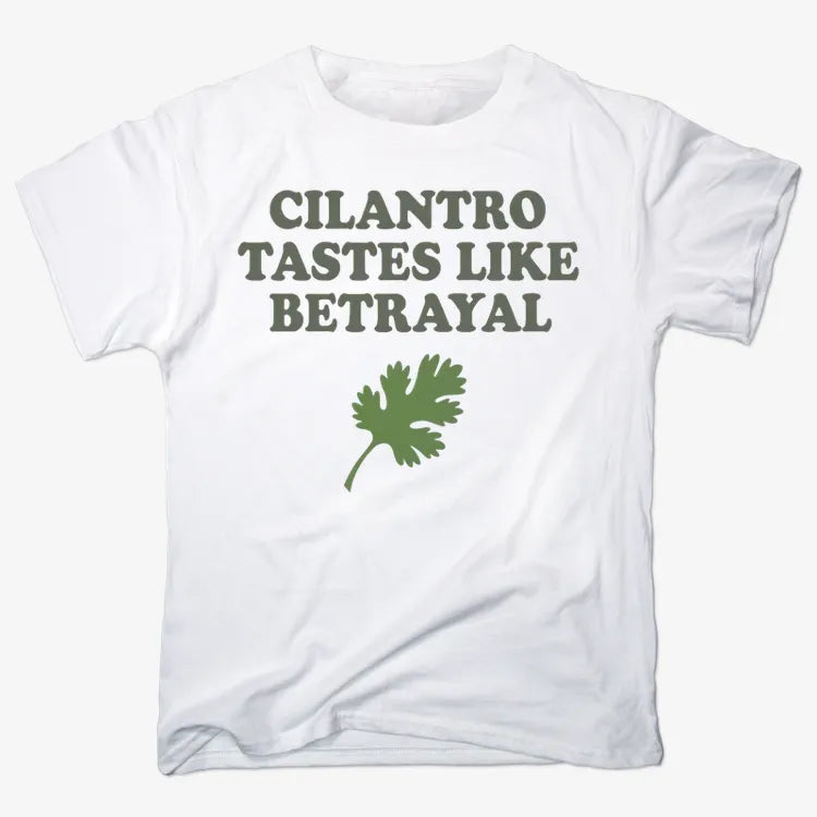 Cilantro Tastes Like Betrayal-Men's T-Shirt-White