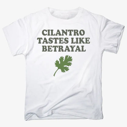 Cilantro Tastes Like Betrayal-Men's T-Shirt-White