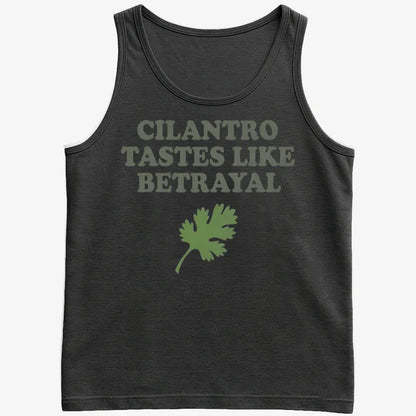 Cilantro Tastes Like Betrayal-Men's Tank Top-Black