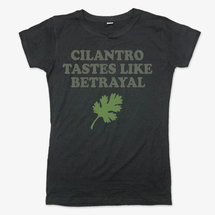 Cilantro Tastes Like Betrayal-Women's T-Shirt-Midnight