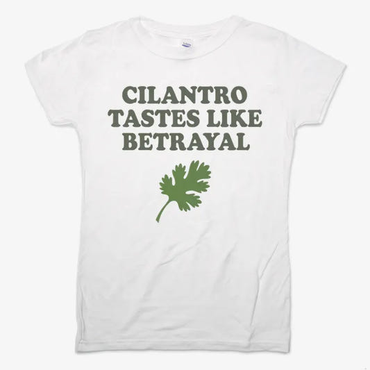 Cilantro Tastes Like Betrayal-Women's T-Shirt-Snow