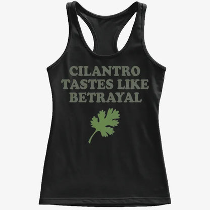 Cilantro Tastes Like Betrayal-Women's Tank Top-Midnight