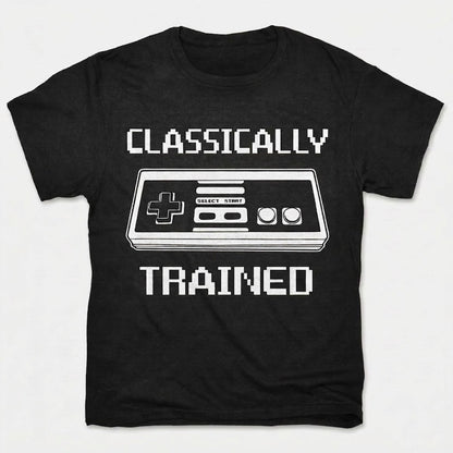 Classically Trained Retro Video Game Controller in Black