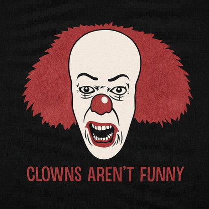 Clowns Aren't Funny Scary Horror Clown Face detail