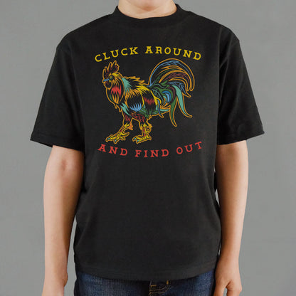 Cluck Around and Find Out Colorful Rooster