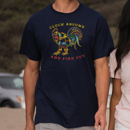Cluck Around and Find Out Colorful Rooster