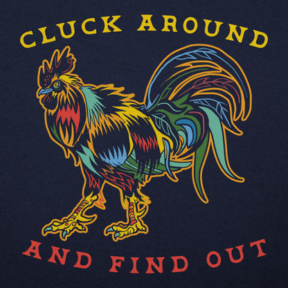 Cluck Around and Find Out Colorful Rooster