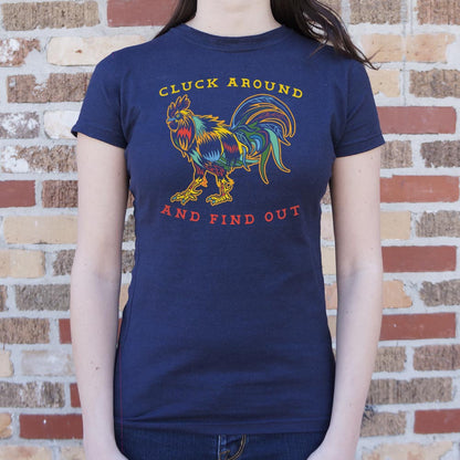 Cluck Around and Find Out Colorful Rooster