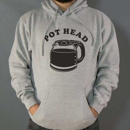 Pot Head Coffee Pun with Coffee Pot Carafe
