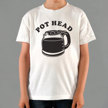 Pot Head Coffee Pun with Coffee Pot Carafe