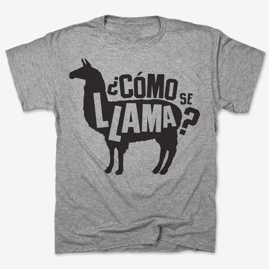 Como Se Llama Pun in Gray Heather