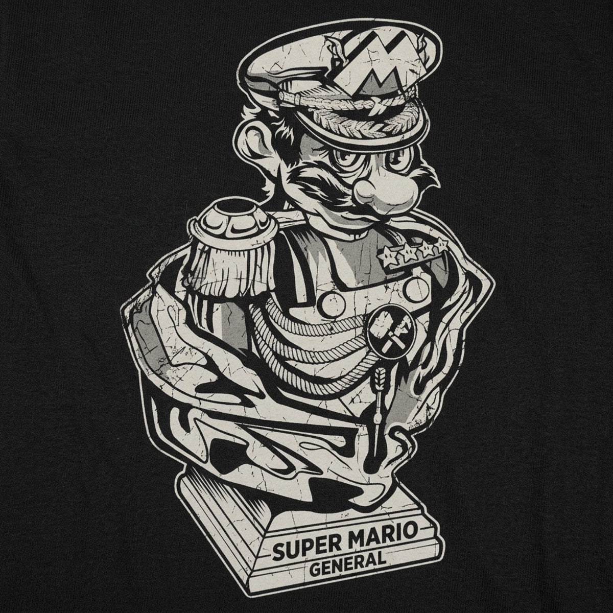 Conqueror Plumber Bust Statue detail