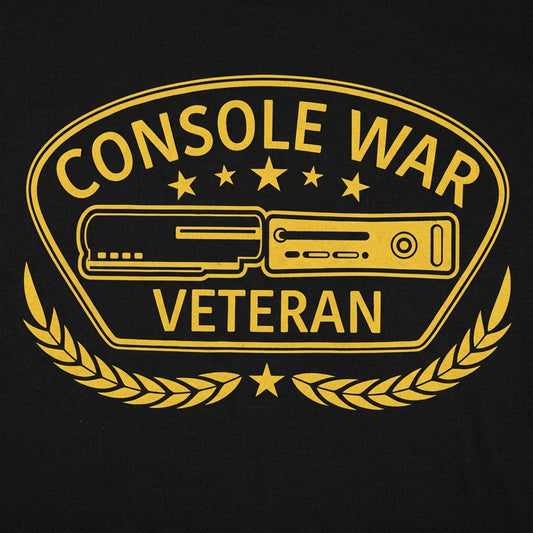 Console War Veteran Military Badge with Game Systems detail