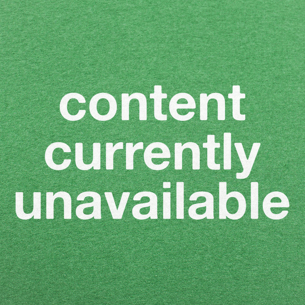 Content Currently Unavailable