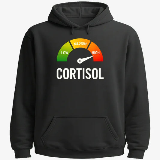 Cortisol Level: HIGH-Hoodie-Black