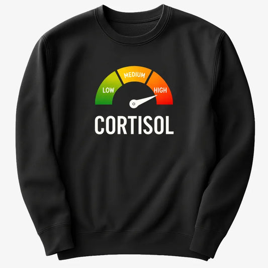 Cortisol Level: HIGH-Sweater-Black
