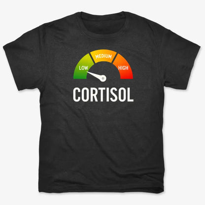 Cortisol Level: LOW-Men's T-Shirt-Black