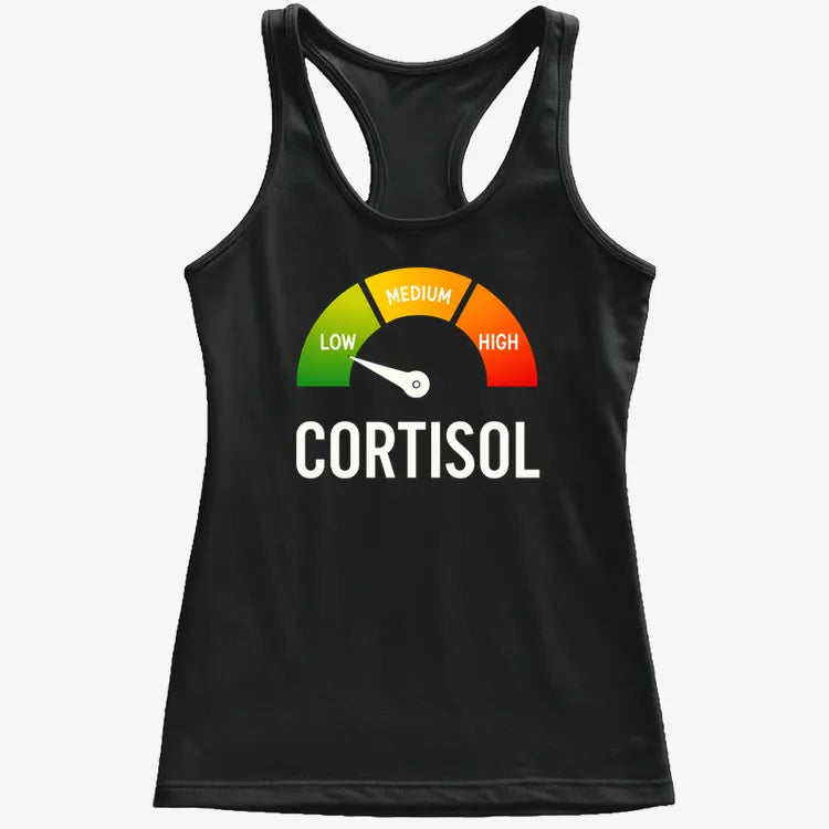 Cortisol Level: LOW-Women's Tank Top-Midnight