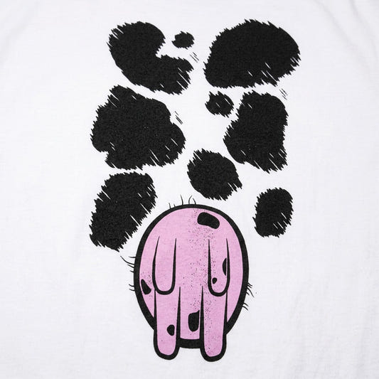 Cow Costume with Udder and Spots Print detail