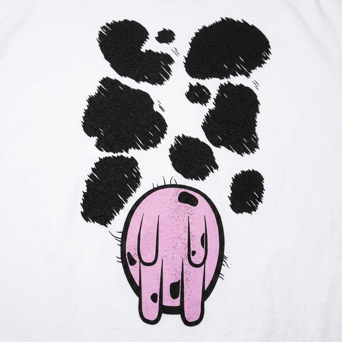 Cow Costume with Udder and Spots Print detail