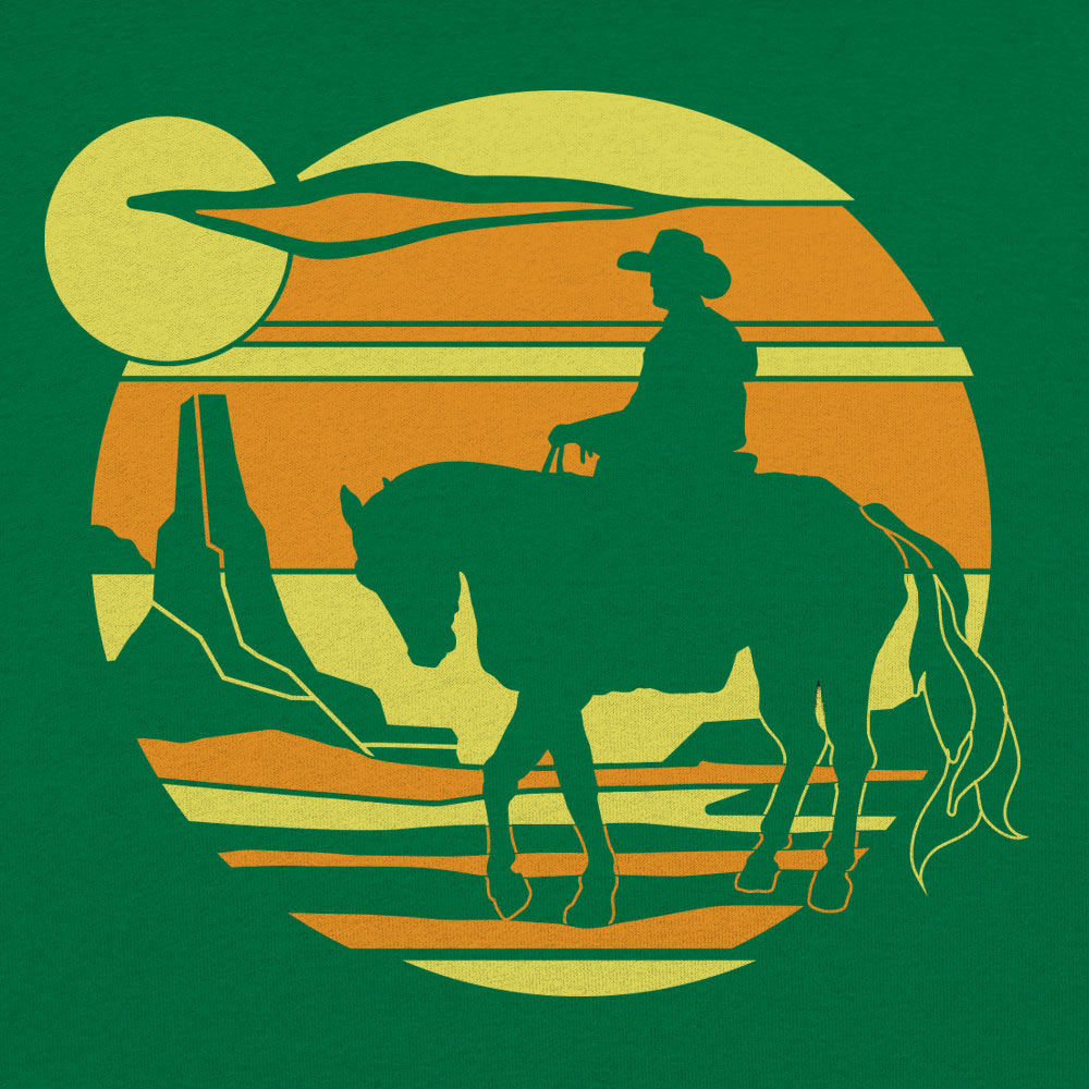 Cowboy Sunset Wo