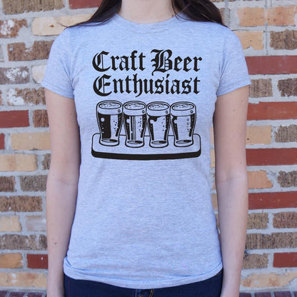 Craft Beer Enthusiast with Beer Flight