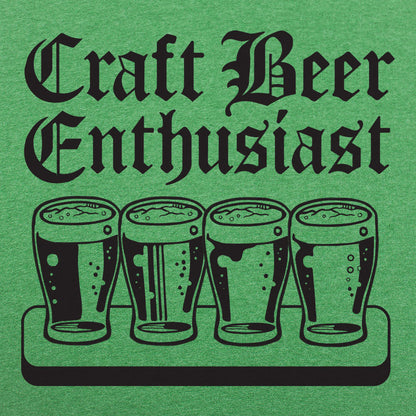 Craft Beer Enthusiast with Beer Flight